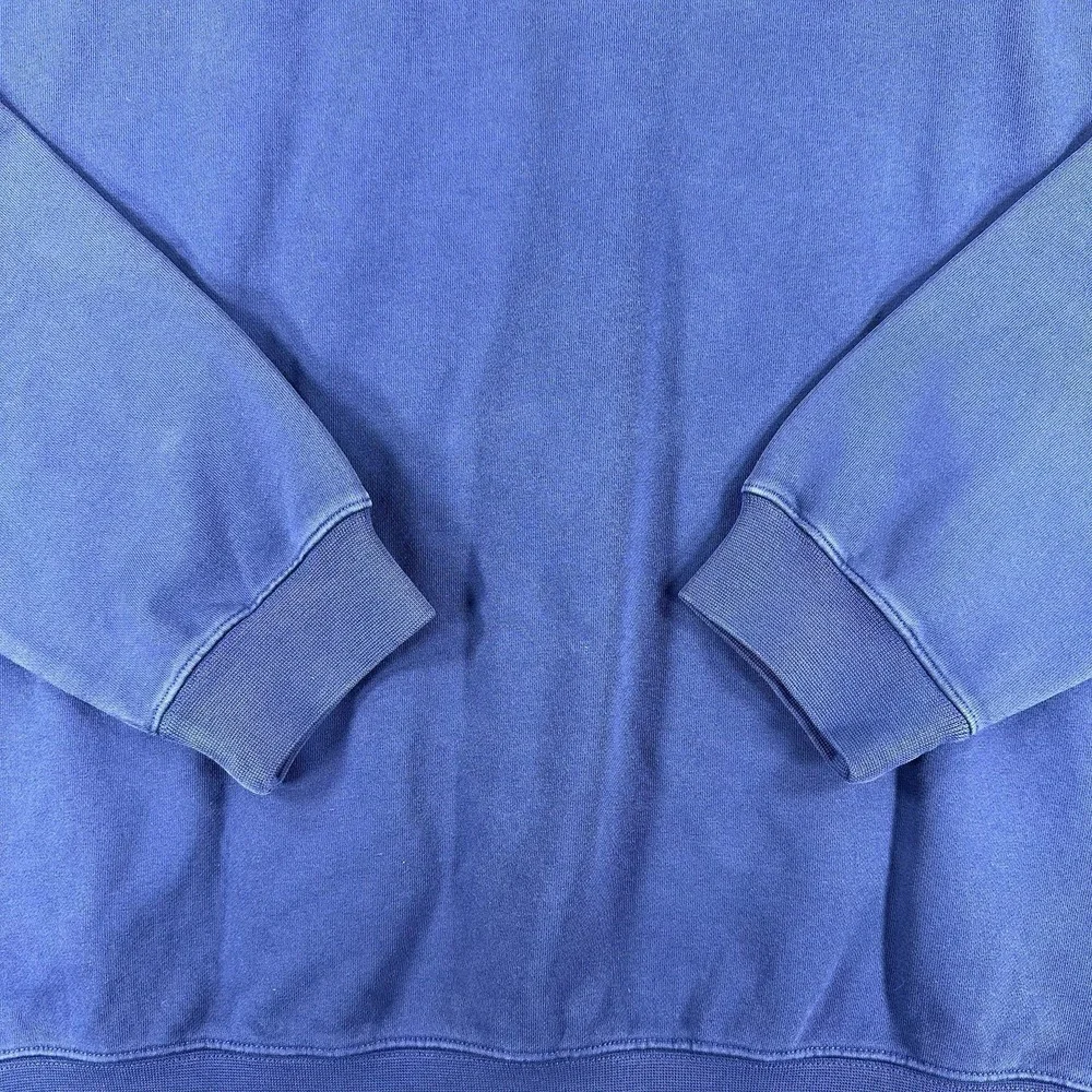 Nike Air NYC Fleece Crew Blue Orange White Men's Sz XL (HQ1101 492)